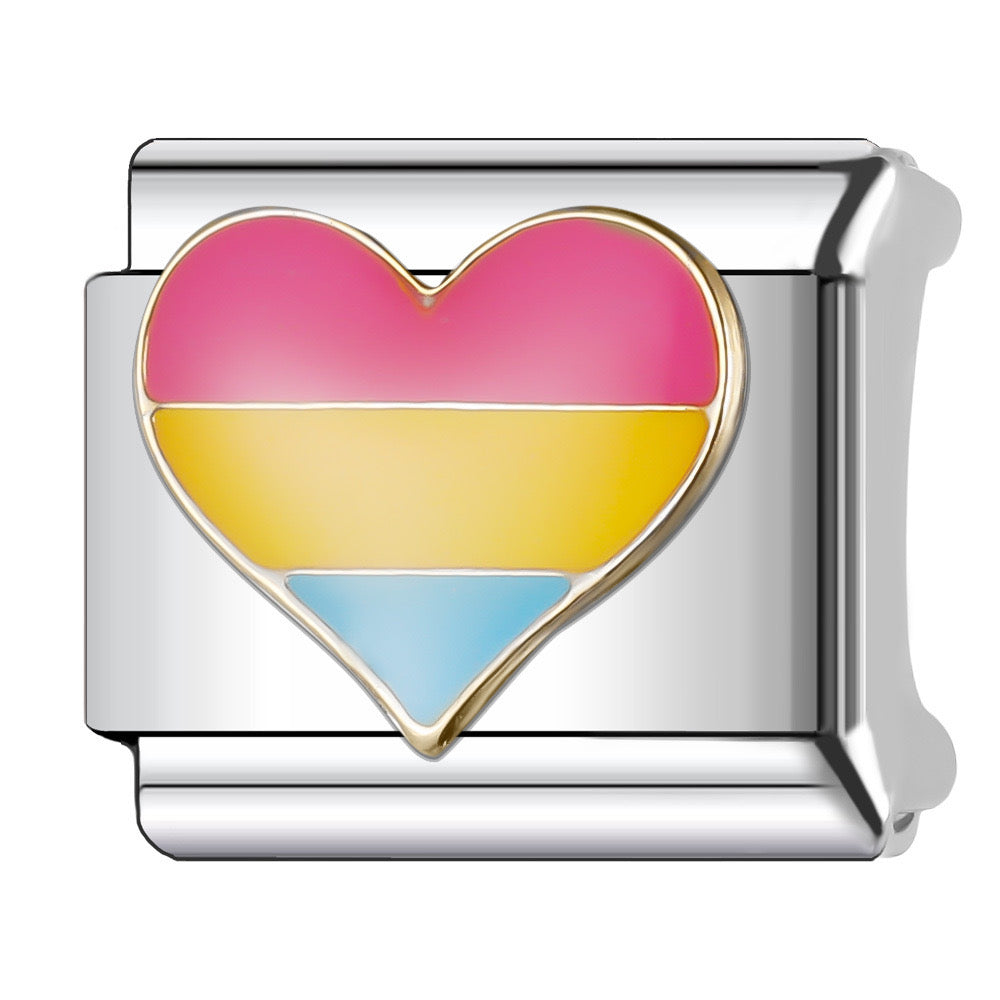 Color Heart Charm
