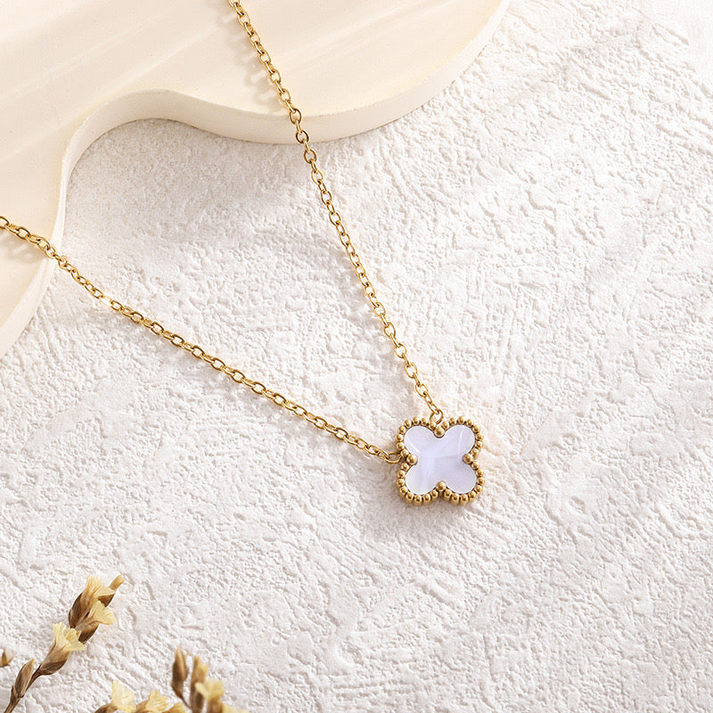 White Clover Necklace