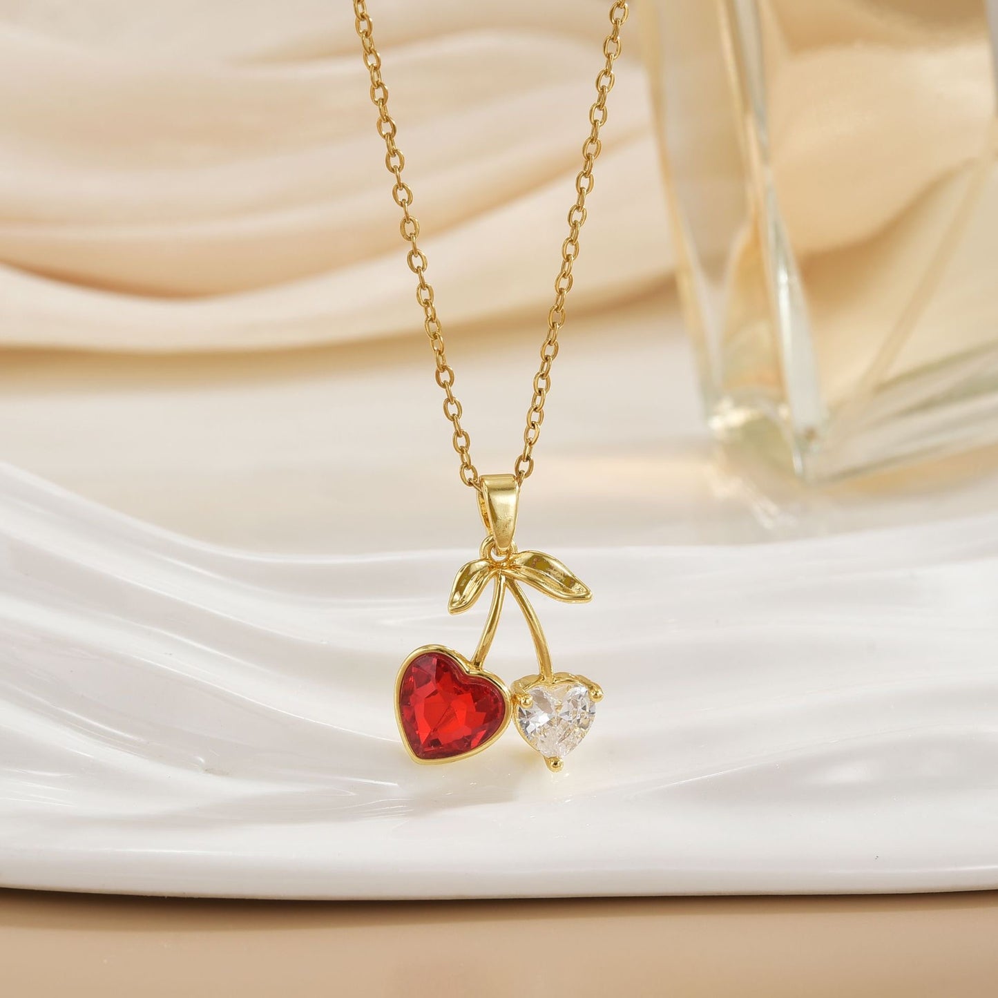 Heart Cherry Necklace