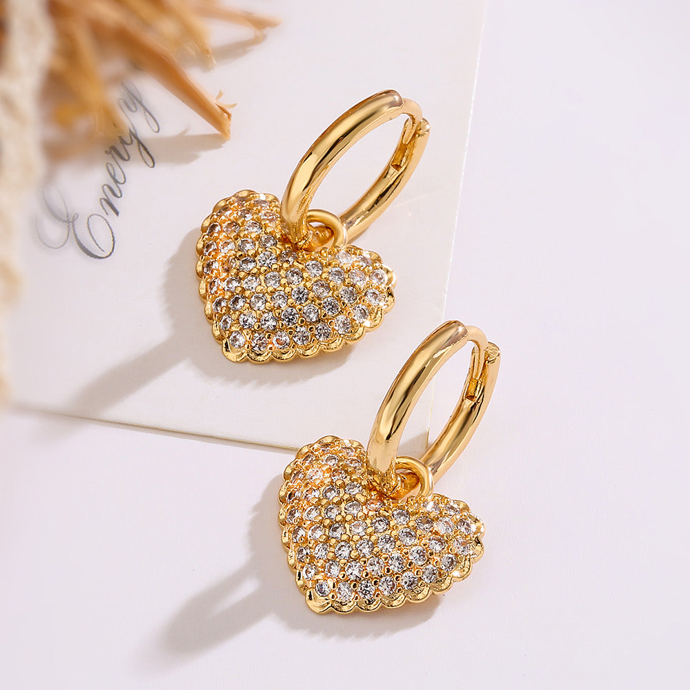 Gianna Heart Earrings