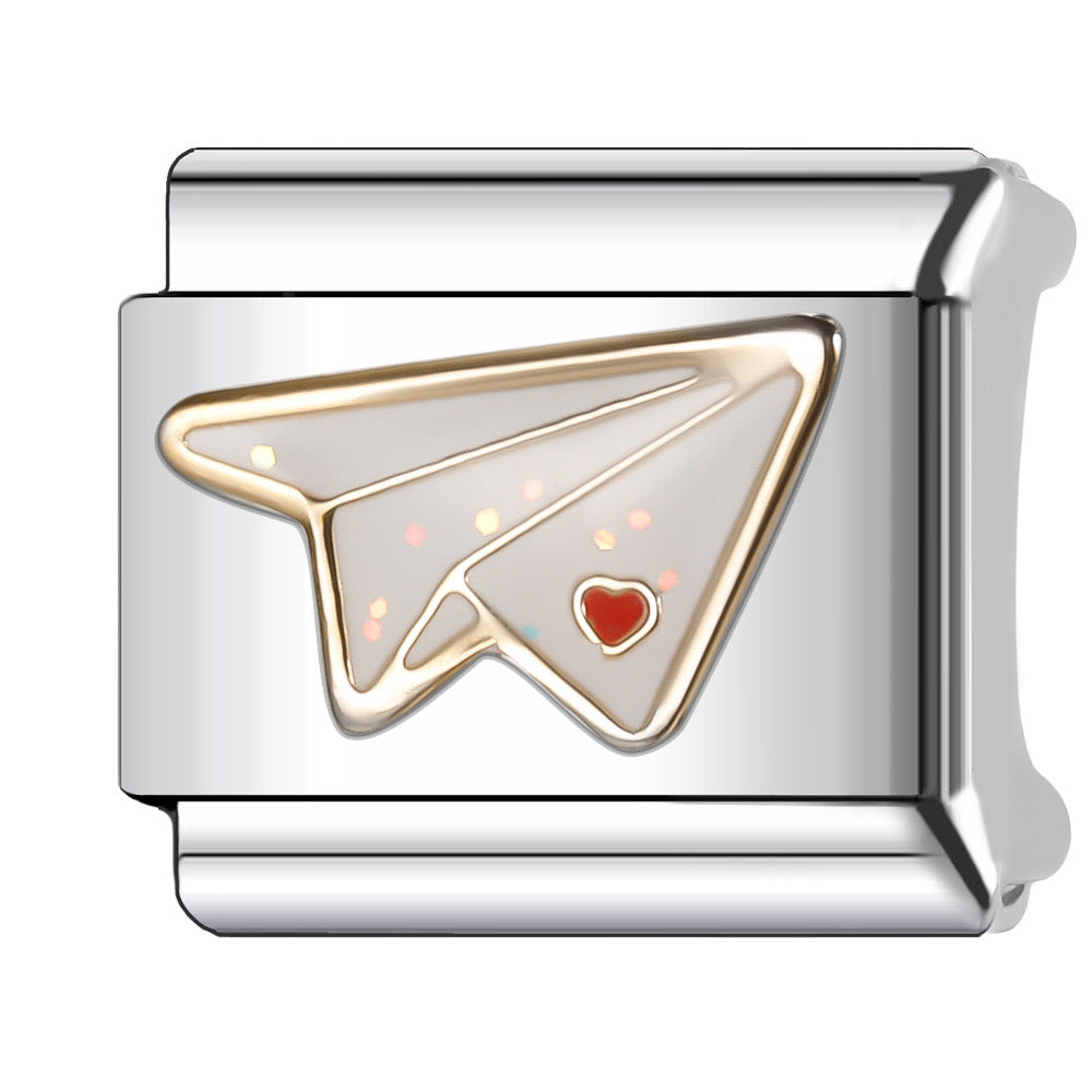 Paper Plane Charm