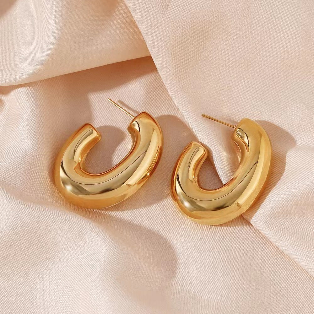 Bold Hoops Gold