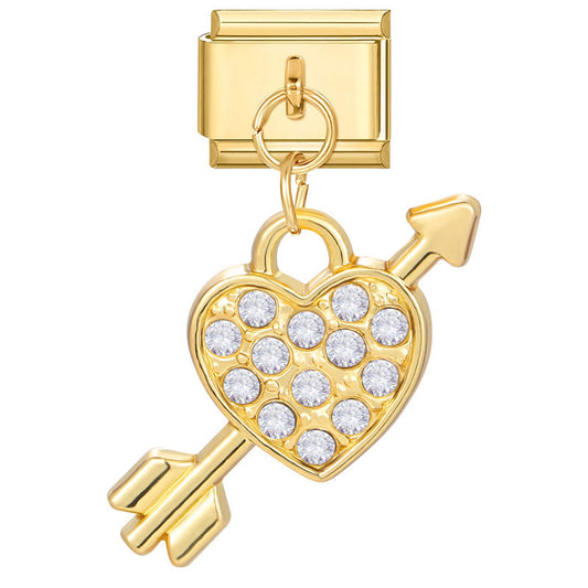 Cupid Heart Charm