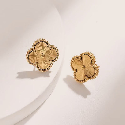 Clover Gold Earrings