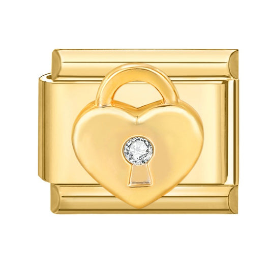 Locked Heart Charm