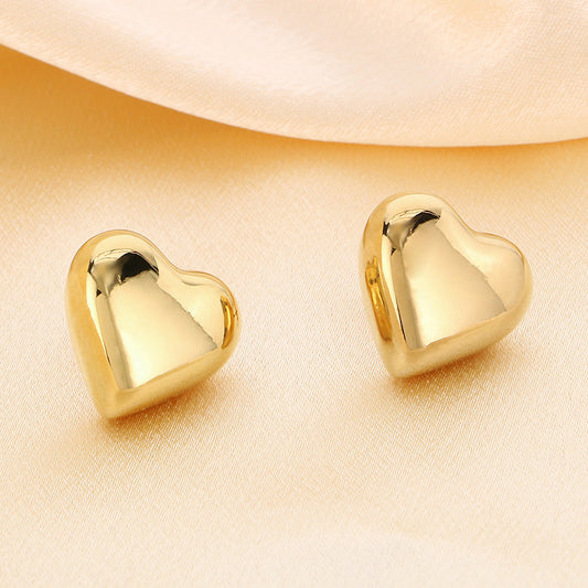 Bold Heart Earrings