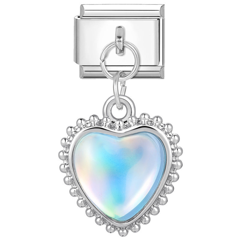 Blue Heart Charm