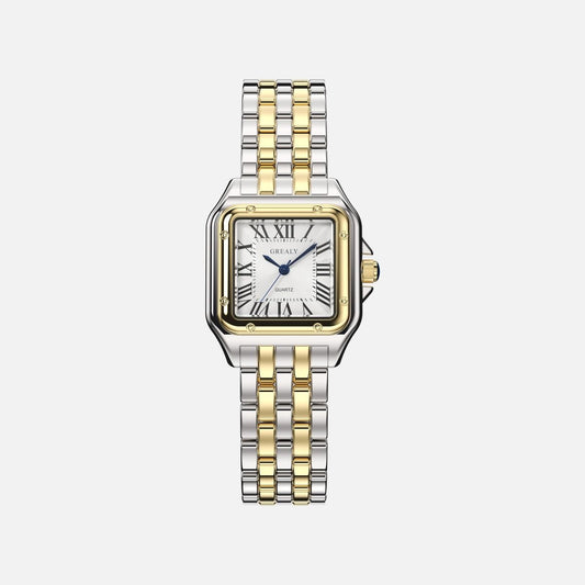 Silver and Gold Watch
