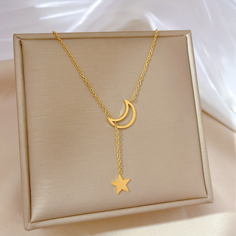 Starry Moon Necklace