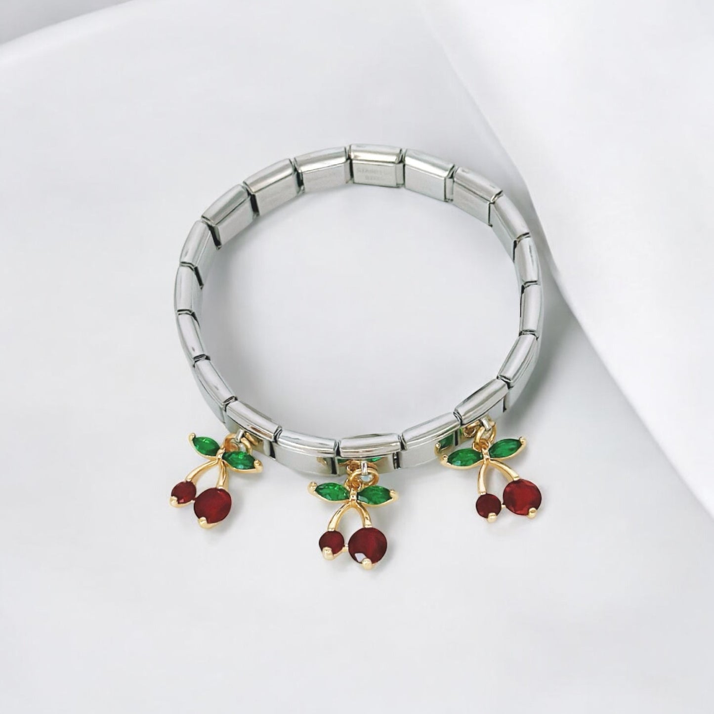 Cherry Charm Bracelet